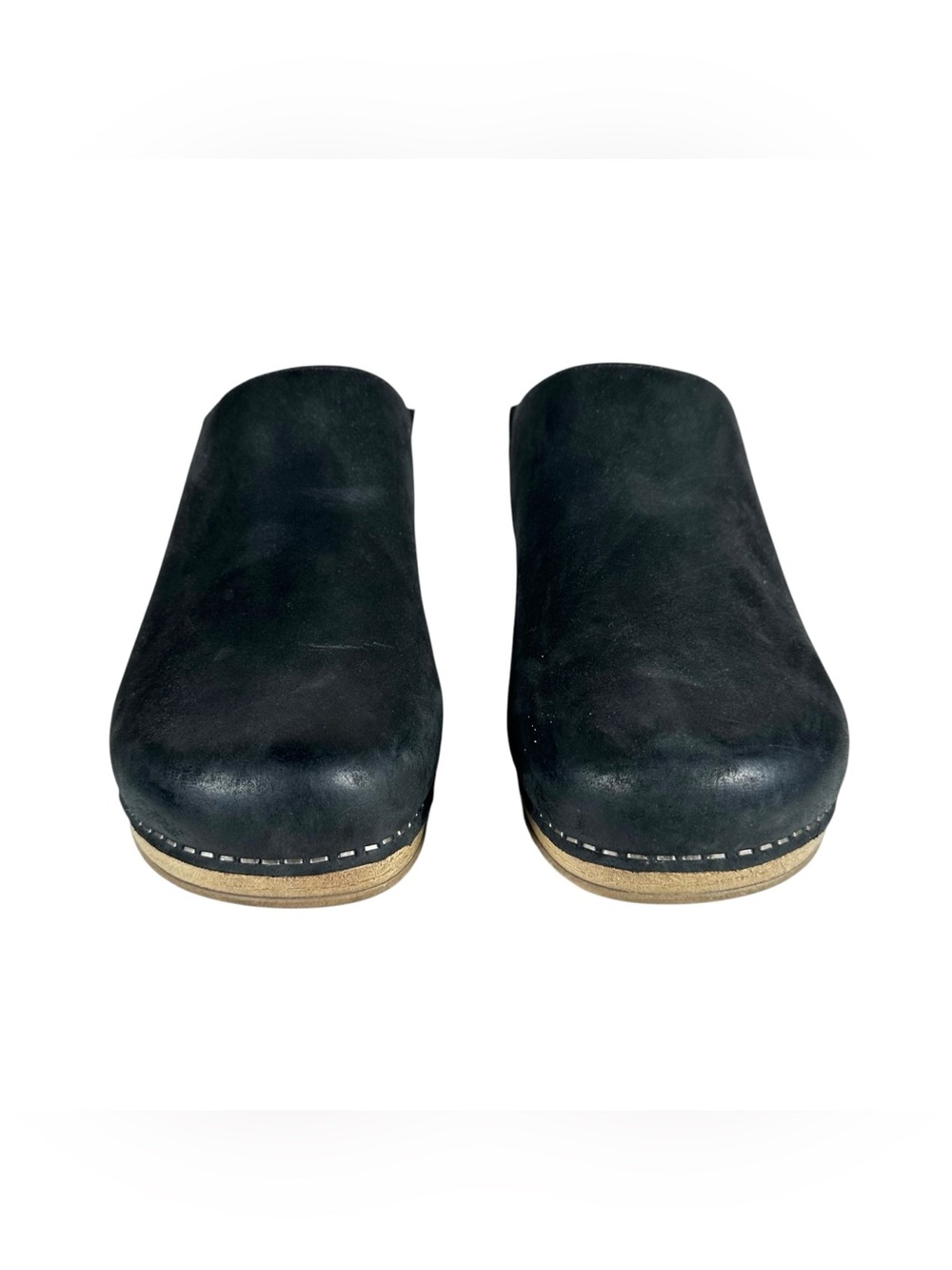 DANSKO Brenda Minimalist Mules in black burnished suede - Picture 6 of 10